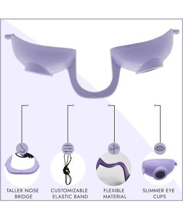 Super Sunnies EVO Flex Tanning Goggles - FDA Compliant UV Bed Glasses with Clear Case (Lavender) - Buy Online on GoSupps.com