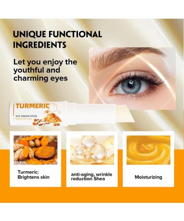  homomdy Lumistick for Eye Bags - Curmeric - Eye Moisturizing Cream Stick - Anti-aging Eye Cream - Reduces Fine Lines - For All Skin Types - Buy Online on GoSupps.com
