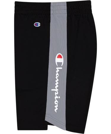 Champion Boys Script Mesh Basketball Shorts 2 Pack, Black/Bozetto Blue - Small - Buy Online on GoSupps.com