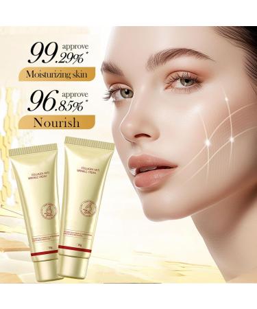 KLOUYHTY Collagen Anti-Wrinkle Cream Golden Face Cream Collagen Firming Face Cream Collagen Face Cream For Women Anti Aging Collagen Moisturizing Face Cream Reduce Fine Lines (3PCS) - Buy Online on GoSupps.com