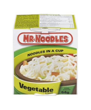 Mr. Noodles Noodles in a Cup Vegetable 12 Pack