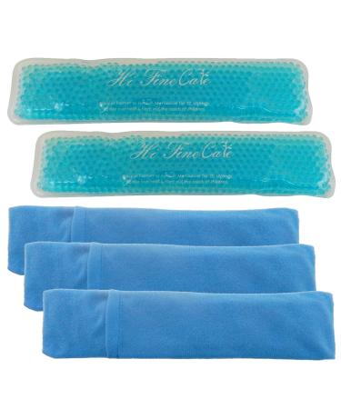 Reusable Perineal Cooling Pad for Postpartum & Hemorrhoid Pain Relief, Hot & Cold Packs for Women After Pregnancy and Delivery, 2 Ice Pack and 3 Cover (Blue)