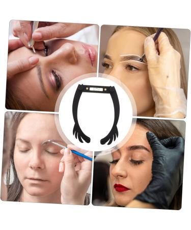 Beavorty Eyebrow Ruler White White Outfit Eye Brow Shaping Kit Eyebrow Threading Suite Aluminum Alloy Eyebrow Line 1 count (Pack of 1) Black - Buy Online on GoSupps.com