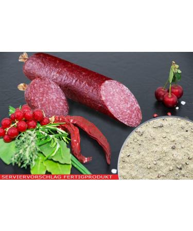W rzteufel Haussalami spices seasoning preparation for the production of German raw sausage salami without additives bag 1000g 10kg - Buy Online on GoSupps.com
