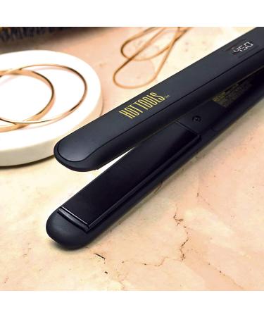 Hot Tools Pro Signature Ceramic + Tourmaline Flat Iron - 1 Inch Black Plates - Buy Online on GoSupps.com