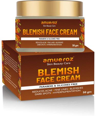 Blemish Face Cream | Anti Acne (Pimple) & Anti Blemishes Cream for Women & Men | Pigmentation Fine Lines Pimples Dark Spots & Scars Removal Cream - 50gm