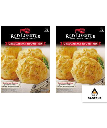 Cheddar Bay Biscuit Mix Bundle. Includes Two- 11.36 Oz Boxes of Red Lobster Cheddar Bay Biscuit Mix plus a GABRENZ Fridge Magnet! Each Box of Red Lobster Cheddar Biscuit Mix Yields 10 Biscuits