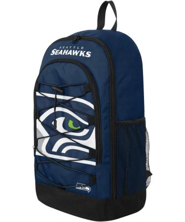 FOCO NFL Backpack - Bungee Design for 49ers Seahawks & Chiefs - One Size Shipping Worldwide - Buy Online on GoSupps.com