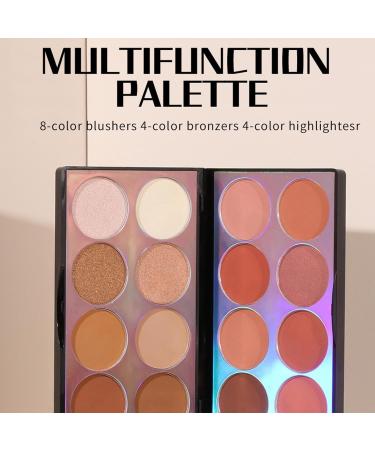 Eyeshadow Makeup Palette Matte Shimmer Makeup Palette | Long Lasting Bright Color Eye Makeup Palette Natural Colors Make Up Shadows Pw tools - Buy Online on GoSupps.com