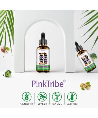 Liposomal Vitamin B Complex High-Dose Drops - 60ml | Vegan No Additives Supports Nervous & Immune System | 5-Pack - Buy Online on GoSupps.com