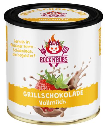 ROCK N RUBS ROCK'N'RUBS x Callebaut Whole Milk for BBQ Chocolate Drops to Melt on the Barbecue 200g Box