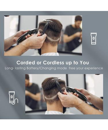 Rechargeable Hair Clippers for Men - Waterproof Cordless Electric Trimmer for Professional Hair Cutting - Men's Grooming Kit with Extra Blade - Silver - Buy Online on GoSupps.com