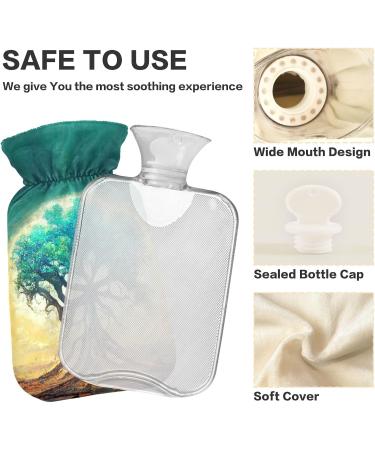 Buy Naanle Magic Tree of Life 2L Hot Water Bottle - Heat & Cold Therapy Hand/Foot Warmer with Lid - Pain Relief Solution for All Ages - Buy Online on GoSupps.com