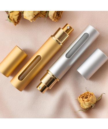 FZSECRIU Perfume Atomiser for On the Go Perfume Filler Perfume Atomiser Refillable Perfume Travel Bottle 5 ml Glass with Funnel Dropper - Buy Online on GoSupps.com