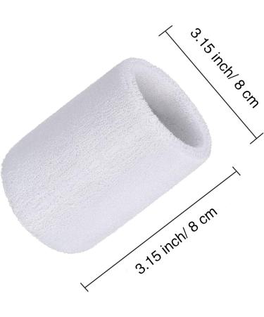 12 Cotton Welding Bands for Men & Women - Ideal for Tennis Basketball Running & Gym Training | White & Opulent Garden - Buy Online on GoSupps.com