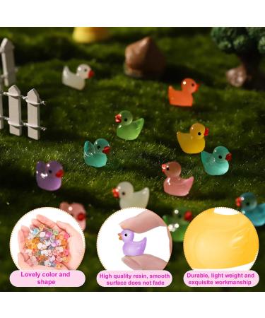 Buy Tiopeka Mini Duck Figures - 100 Colorful Tiny Resin Ducks for DIY Projects Aquariums Gardens & Dollhouses | Perfect Decor & Gift Ideas - Buy Online on GoSupps.com