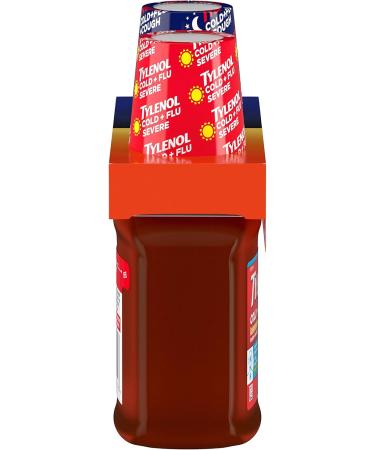 Tylenol Cold + Flu Severe Liquid Cough Medicine | Daytime & Nighttime Relief | 2 ct. x 8 fl. oz | International Shipping Available - Buy Online on GoSupps.com