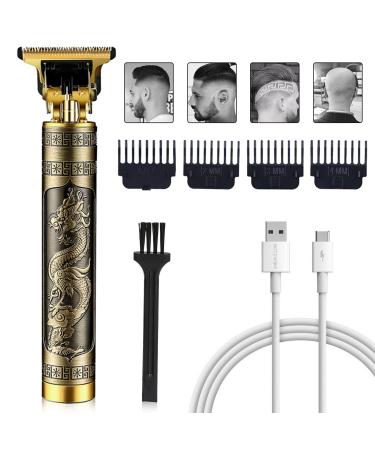 A rechargeable grooming kit for men that includes a beard trimmer and hair clippers equipped with 4 limit combs for various cutting lengths. This professional set is designed for barbers and makes an