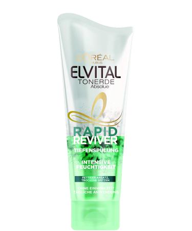 L'Oreal Paris Elvital Rapid Reviver Clay Deep Conditioner Pack of 3 (3 x 180 milliliters)