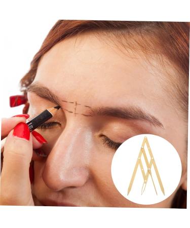 Angoily 1pc Second Generation Scale Scissors Gold Ratio Eyebrow Measuring Ruler Golden Ratio Ruler Stainless Steel Eyebrow Ruler Eyebrow Positioning Tool Eyebrow Measuring Rulers Mold 25x5x0.6cm Golden - Buy Online on GoSupps.com