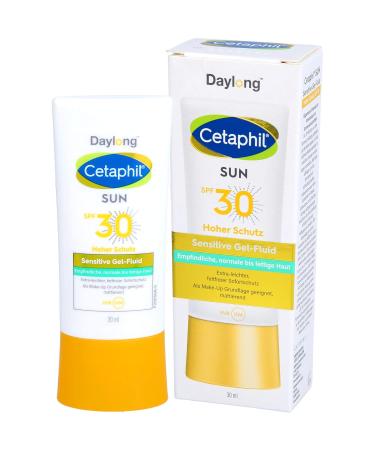 Cetaphil Sun Daylong SPF 30 Sensitive Gel-Fluid Face - Best Sunscreen for Sensitive Skin | International Shipping Available - Buy Online on GoSupps.com