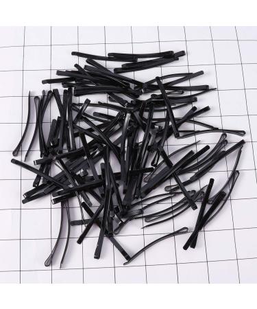 Lurrose 100pcs Black U Shape Stainless Steel Hair Pins for Bun Updo - Ideal for All Hair Types | Durable & Stylish Hair Accessories - Buy Online on GoSupps.com