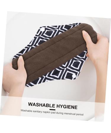 4 Pack Washable Women's Heavy Flow Menstrual Pads | Reusable Breastfeeding Insert & Hygiene Pillow | Eco-Friendly Mama Fabric Underlay - Buy Online on GoSupps.com