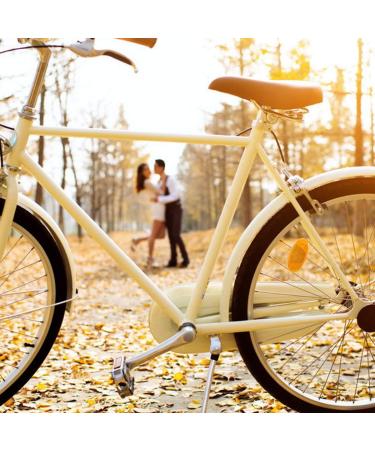 4 PCS Cyberone Oval White Bicycle Wheel Spoke Reflectors for Mountain & Road Bike Safety - Buy Online on GoSupps.com