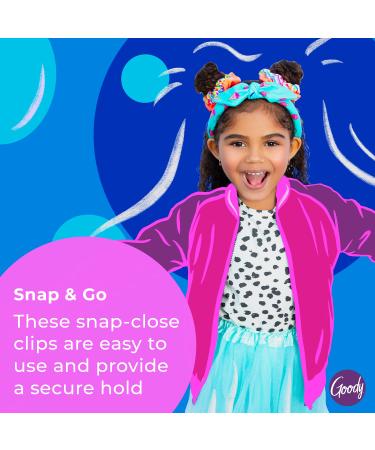 Goody Kids Mini Epoxy Contour Snap Clips - 8 Count Daisy Charm - Pain-Free Hair Accessories for Women and Girls - Buy Online on GoSupps.com