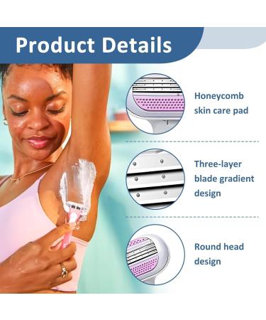  meukcez Venus 12-Pack Women's Replacement Razor Blades with 3-Blade System Moisture Strips for a Smooth Shave  - Buy Online on GoSupps.com