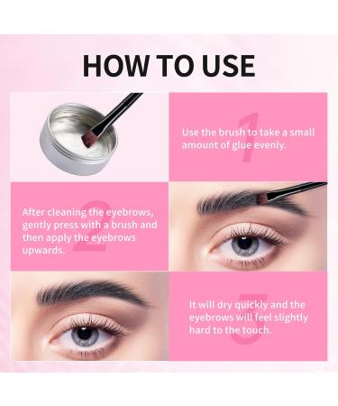 Beauty7 Eyebrow Balm & Lash Lift Gel - 2 in 1 Adhesive for Brow Lamination & Lash Lift | Quick Drying Strong Viscosity - 15g - Buy Online on GoSupps.com