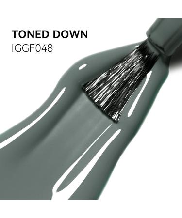 MEGIOR Grey Gel Nail Polish 15ml Cement Gray Gel Polish High Gloss Soak Off UV LED Nail Gel Polish for Nail Art Manicure Salon DIY Home Gift for Girls Toned Down - Buy Online on GoSupps.com