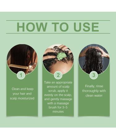 Rosemary Scalp Scrub Scalp Scrub Exfoliating Scalp Scrub Rosemary Scalp Exfoliator Hair Treatment Nourishing Hair Care With Scalp Massager (3PC 100G) - Buy Online on GoSupps.com