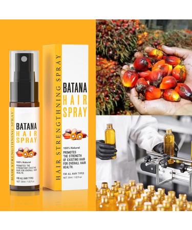 Hair Growth Oil Spray | Healthy Hair Oil Hair Volumizing Spray Hair Batana Oils | 30ml Hair Care Product Promotes Growth Adds Thickness for Women and Men with Damaged Hair - Buy Online on GoSupps.com