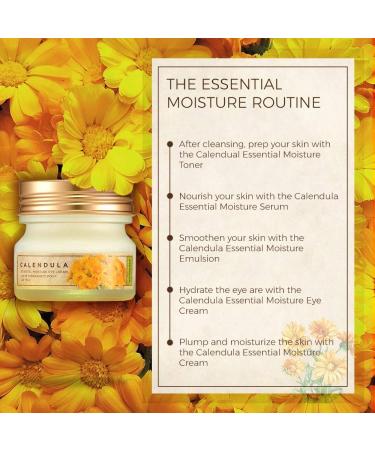 The Face Shop Calendula Essential Moisture Eye Cream - Lightweight Non-Greasy Formula for Soothing Eye Comfort - Buy Online on GoSupps.com
