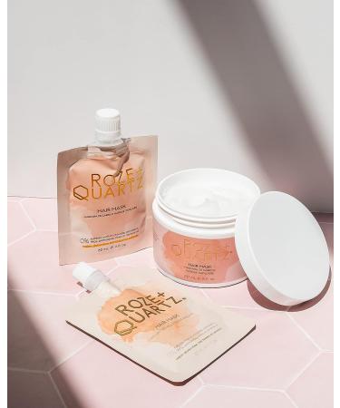 Roze Quartz Hair Mask - 3 Pack (1oz/30mL each) | Deep Conditioning Treatment for Healthy Growth | Ideal for Color Treated Hair | Sunflower Oil & Vitamin E Formula - Buy Online on GoSupps.com