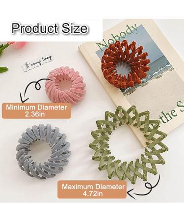 7pcs Zabernim Hair Holder Birds Nest Magic Hair Clip for Women - Expandable Velvet Bun Claw for Girls - Vintage Ponytail Holder Hairpin Buckles - Buy Online on GoSupps.com