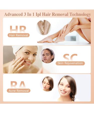 Jitesy IPL Hair Removal Laser Device - 3 Functions (HR/SR/RA) 6 Energy Levels 999 999 Pulses - Permanent Hair Removal for Women & Men - Face Armpits Legs Bikini & Body - Buy Online on GoSupps.com