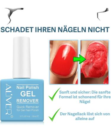  P-Beauty Cosmetic Accessories P-Beauty Acetone-Free Nail Polish Remover | Professional 3-Minute Nail Polish Remover | Remover for Gel Shellac and UV Polish | Nail Polish Remover | Fast Removal - Buy Online on GoSupps.com