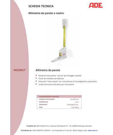 ADE - Wall-Mounted Roll-Out Tape Measure - Buy Online on GoSupps.com