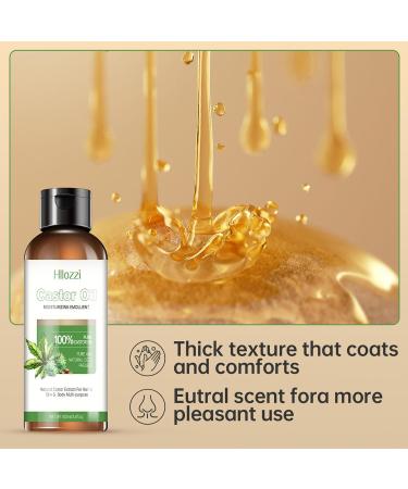 Castor Oil for Hair Growth Organic Castor Oil for Hair Growth Eyelashes and Eyebrows Natural Hair Density Essential Oil Hair Growth Serum for Hair Rapid Growth and Thickening - Buy Online on GoSupps.com