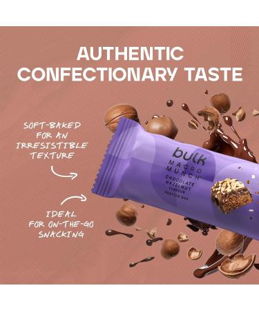Bulk Macro Munch Protein Bar Chocolate Hazelnut 62 g Pack of 12 12 Servings - Buy Online on GoSupps.com