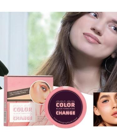 Color Changing Blush - Multi-Purpose Moisturizing Cheek Cream Blusher Face Makeup Cream Blush for Traveling Business Trip - Buy Online on GoSupps.com