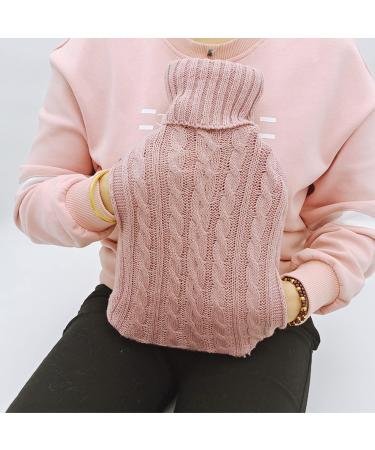 ZEARLY 2L Hot Water Bottle with Knitted Cover - Perfect for Kids Men & Women | Cozy Winter Warmth - Buy Online on GoSupps.com
