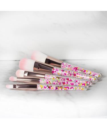 Buy Dessines 5-Piece Vegan Makeup Brush Set | Natural Wood & Synthetic Hair | Perfect for Flawless Cosmetics - Buy Online on GoSupps.com