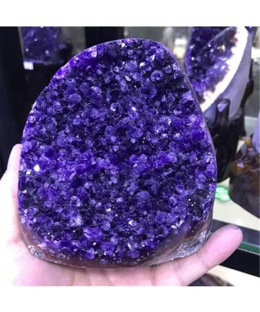Room Decoration Natural Amethyst Geode Quartz Cluster Crystal Specimen Suitable for Home (Color : 400-500g) - Buy Online on GoSupps.com