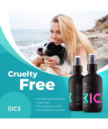 Kick Sea Salt Spray for Gorgeous Beachy Waves - 6.75oz Natural Texturizing Hair Spray - Buy Online on GoSupps.com