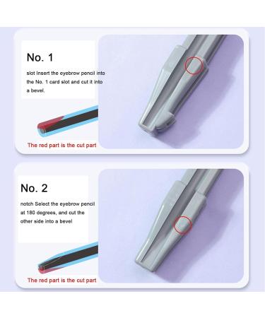 1/2 pcEye Pencil Sharpener - 4 in 1 Duckbill Shape Eyebrow Shaping Eye Makeup Shaping Tool | Scientific Design Eyebrow Pencil Shaper Eyebrow Pencil Sharpener for Personal for Home Salon Brow Pencils - Buy Online on GoSupps.com