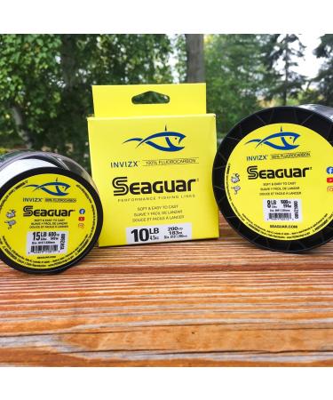 Seaguar InvizX Fluorocarbon Fishing Line - 15lb, 200yd, Clear (15VZ200) - Buy Online on GoSupps.com