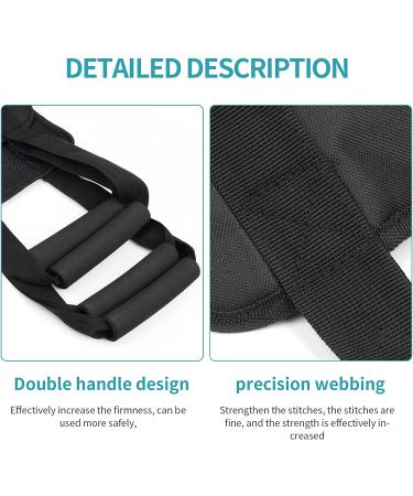 XJFLLXW 31.5 Inch Lift Belt Transfer Sling for Elderly & Disabled - Safe Standing Aid Wheelchair Lift Belt for Patient Care - Buy Online on GoSupps.com